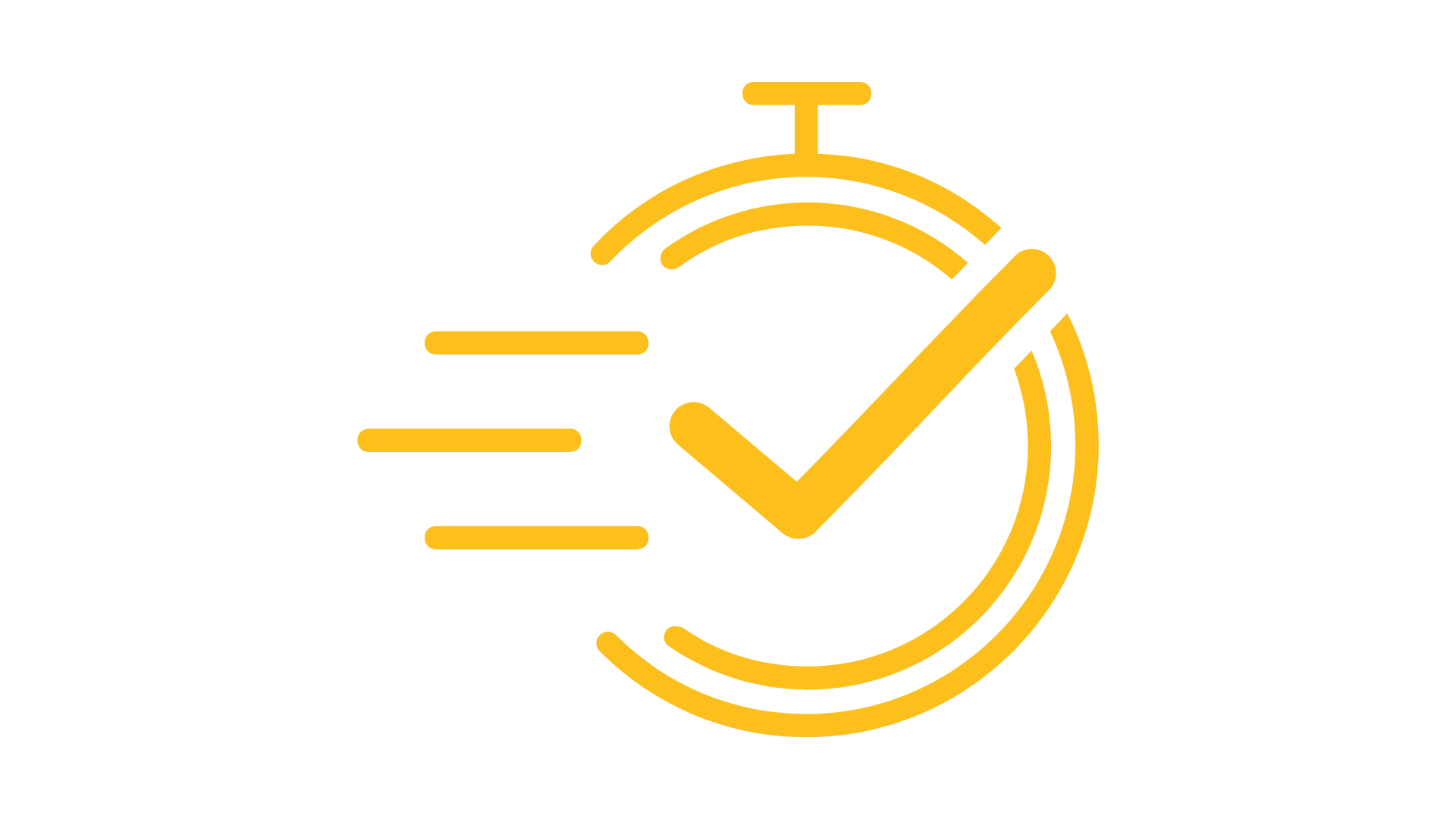 Pictogram of a stopwatch